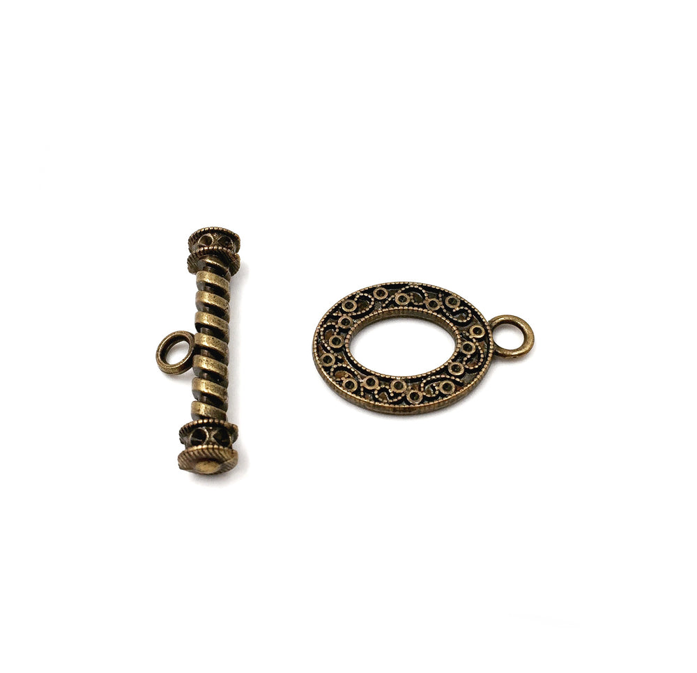 CMF1805 Oval Toggle Clasp - CHOOSE COLOR FROM DROP DOWN ARROW