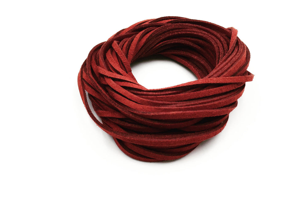 CSC1001 Burgundy Faux Suede Cord