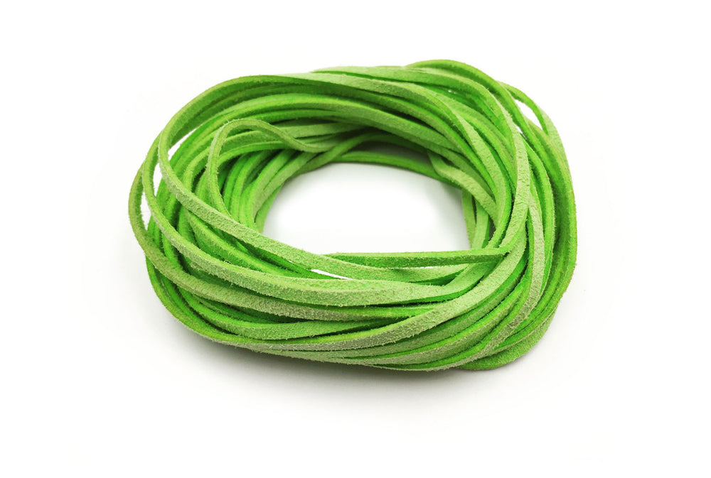 CSC1001 Lime Faux Suede Cord