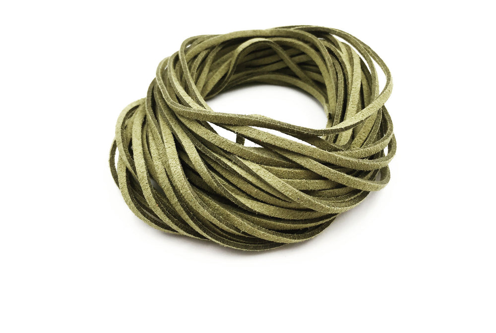 CSC1001 Olive Faux Suede Cord