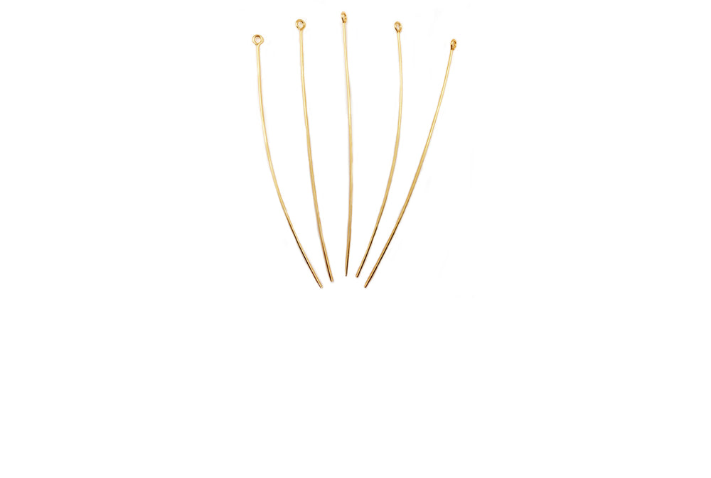 EP80  80mm  18k Gold Plated Eye Pin