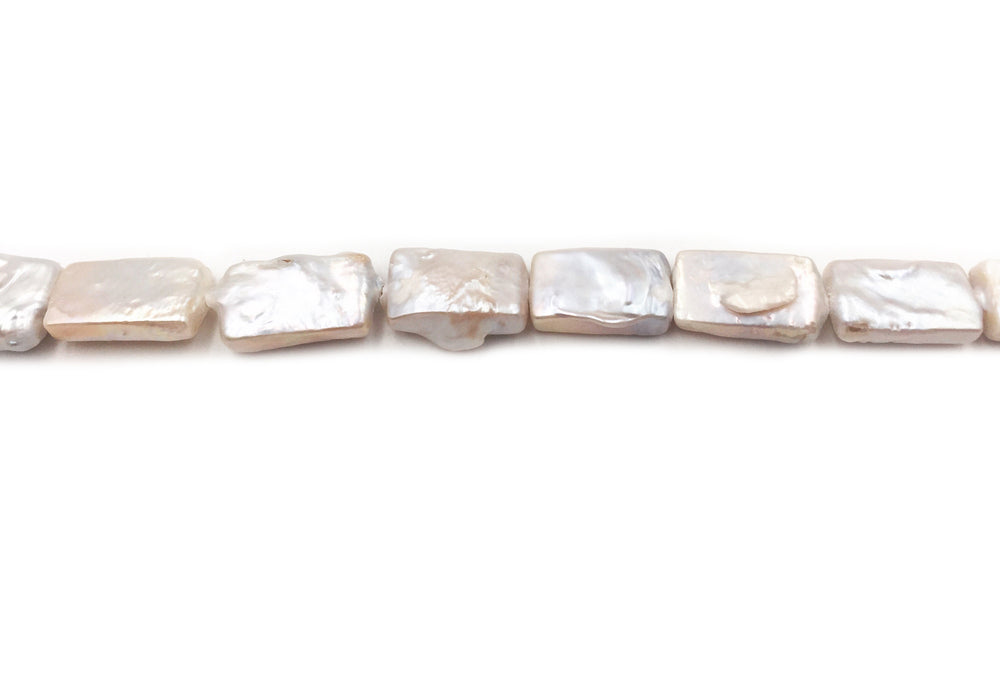 FWP1084 Fresh Water Pearl Rectangle 8mm x 15mm