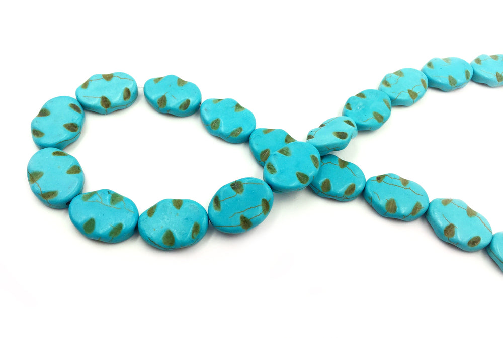 GS1590.331 Leopard Style Turquoise Gemstone 15mm X 20mm