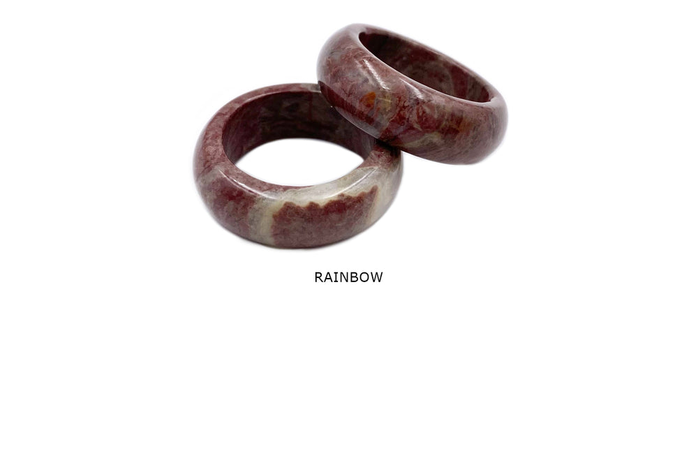 GSR1008  Solid Rainbow Gemstone Ring