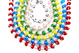 MB1247 10mm Millefiori Glass Colorful Mushroom beads CHOOSE COLOR BELOW