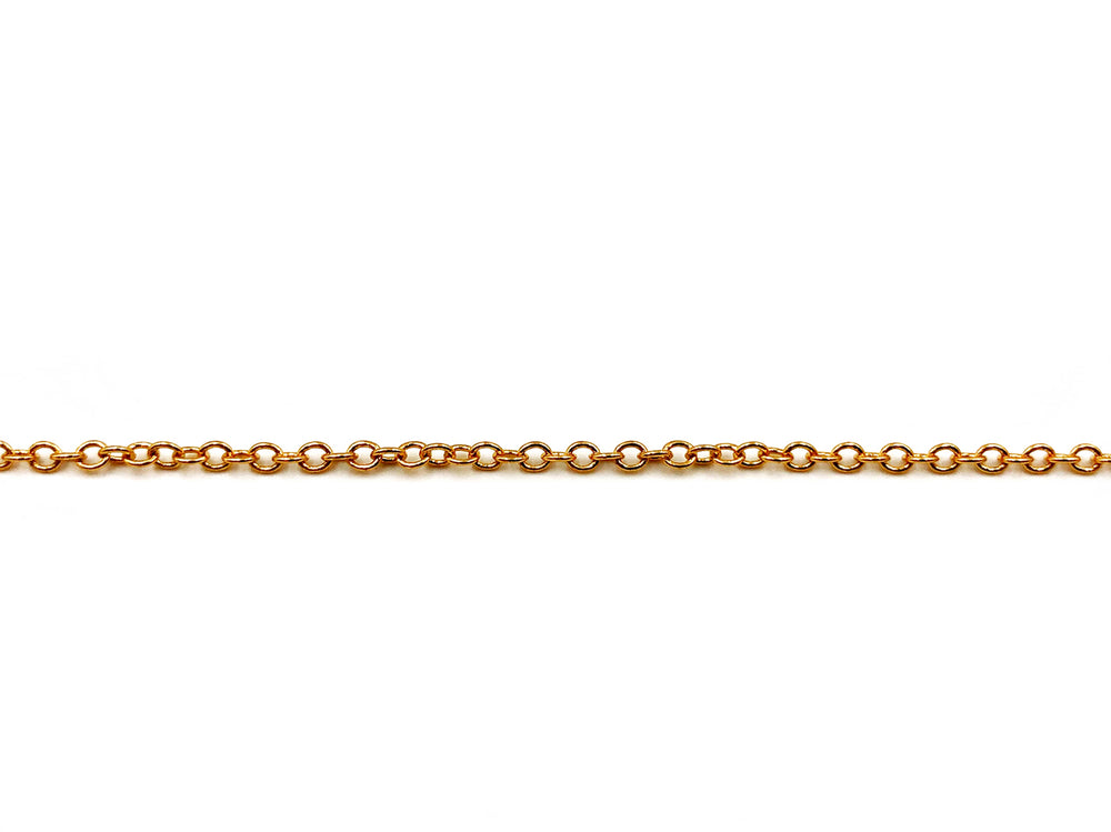 MC1108 18 Karat Gold Plated Oval Link Chain
