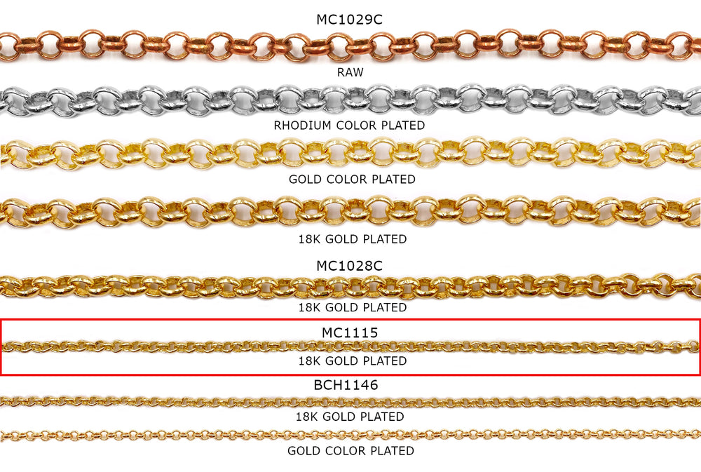 18k Gold Plated 18 Karat Necklace Price 18 Karat Gold Plated Rolo