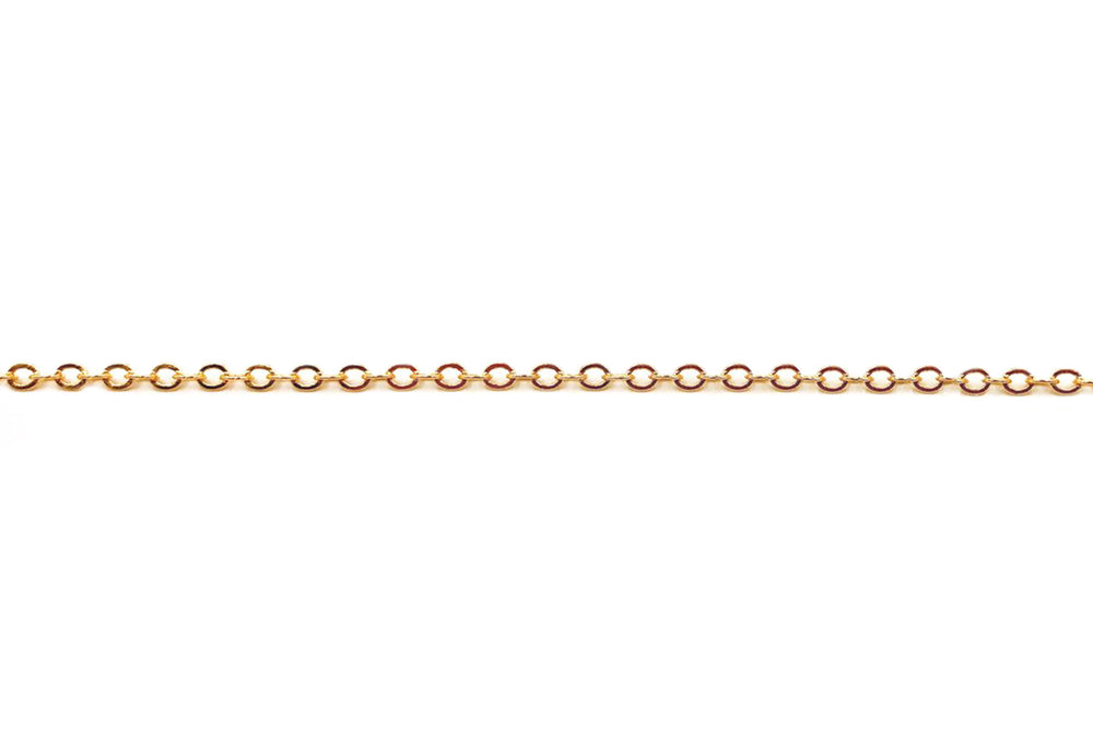 MCHY1023 18 Karat Gold Plated Cable Chain