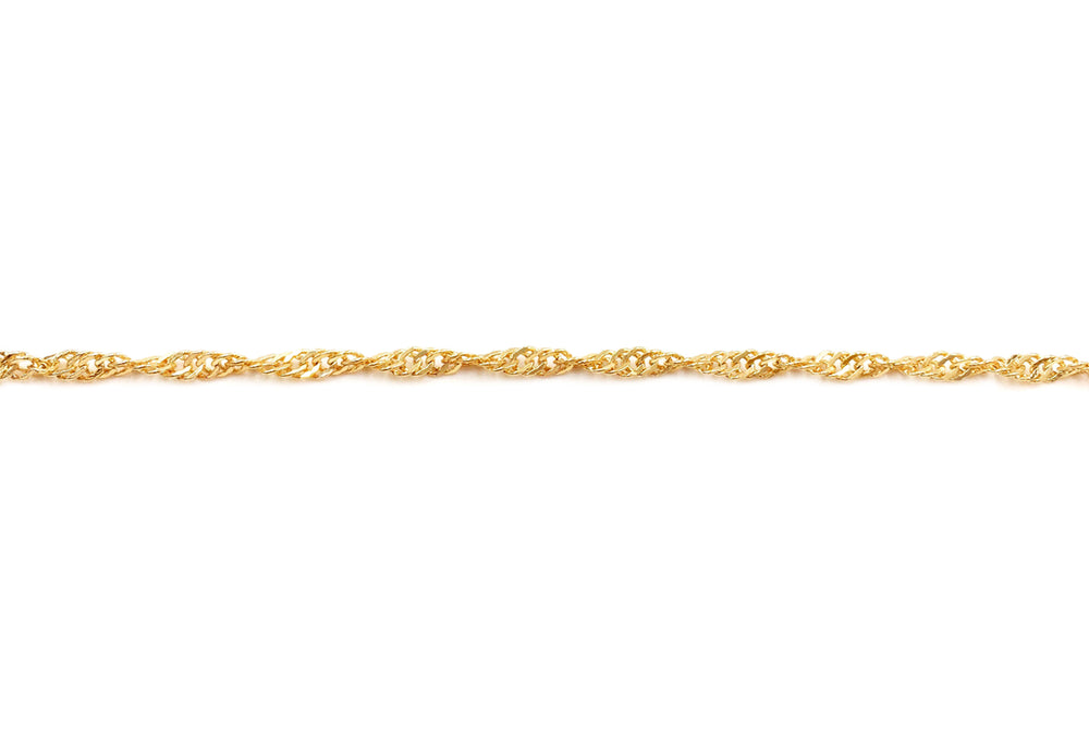 MCQYDH125  18 Karat Gold Plated Loose Prince of Wales Chain