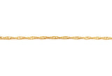 MCQYDH125  18 Karat Gold Plated Loose Prince of Wales Chain
