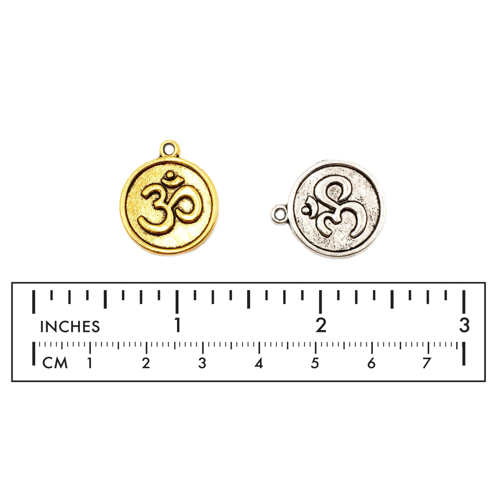 MP3493 Ohm Religious Symbol Charm/Pendant