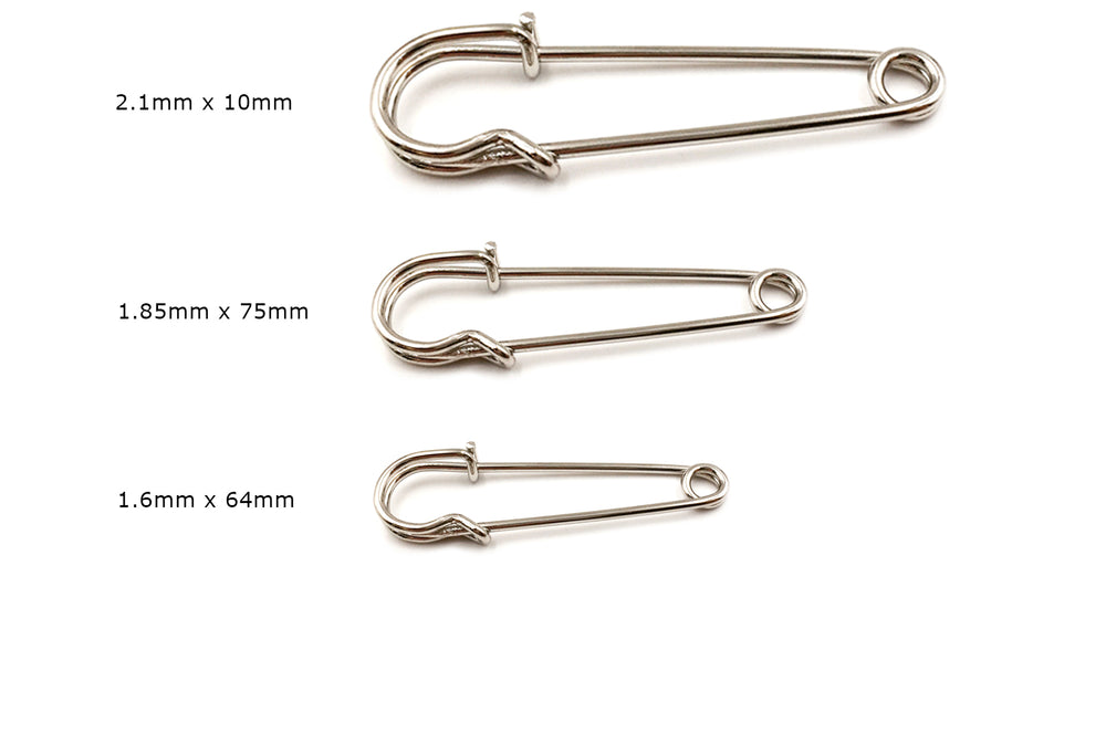 Safety Pin For Jewelry Making Clothing Accessories / Wholesale&Bulk –  Athenian Fashions Inc.