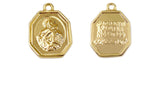 MP3905 18k Gold Plated Virgin Mary Coin Pendant/Charm