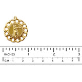 MP3908 18k Gold Plated Liberty Coin Pendant