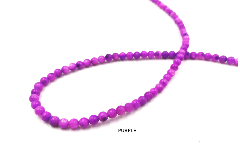SP1046 4mm Round Shell Beads