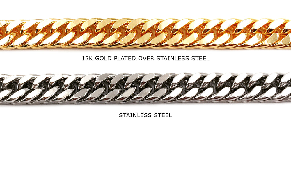 SSC1019 Stainless Steel Curb Chain CHOOSE COLOR BELOW