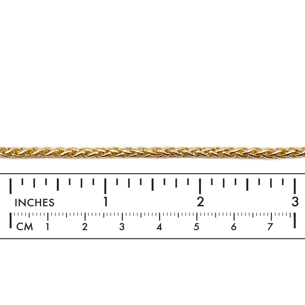 SSC1024 Stainless Steel Wheat Chain 3mm Wide