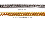 SSC1088 Stainless Steel Curb Chain CHOOSE COLOR BELOW