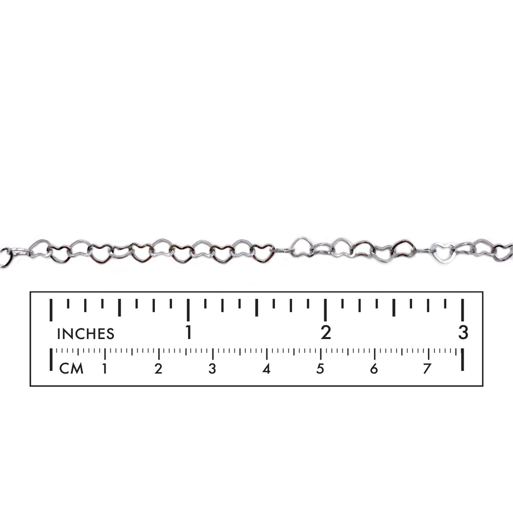 SSC1113 Heart Link Chain Stainless Steel CHOOSE COLOR BELOW