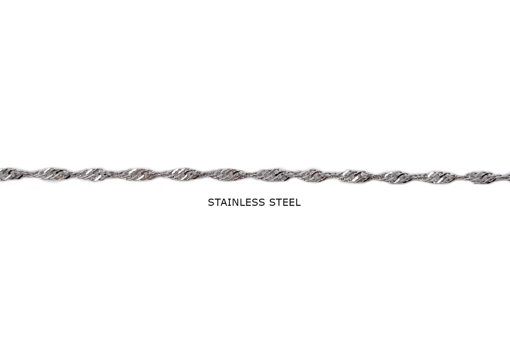 Stainless Steel Twirl Chain