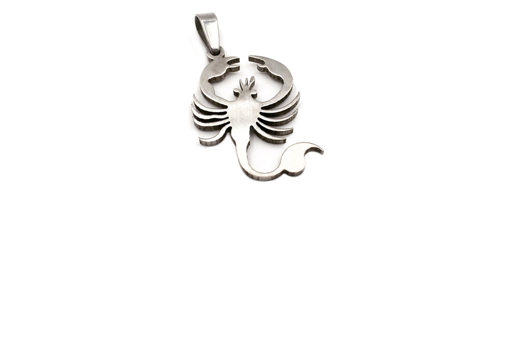 SSP1139 Stainless Steel Scorpion Pendant With Bail