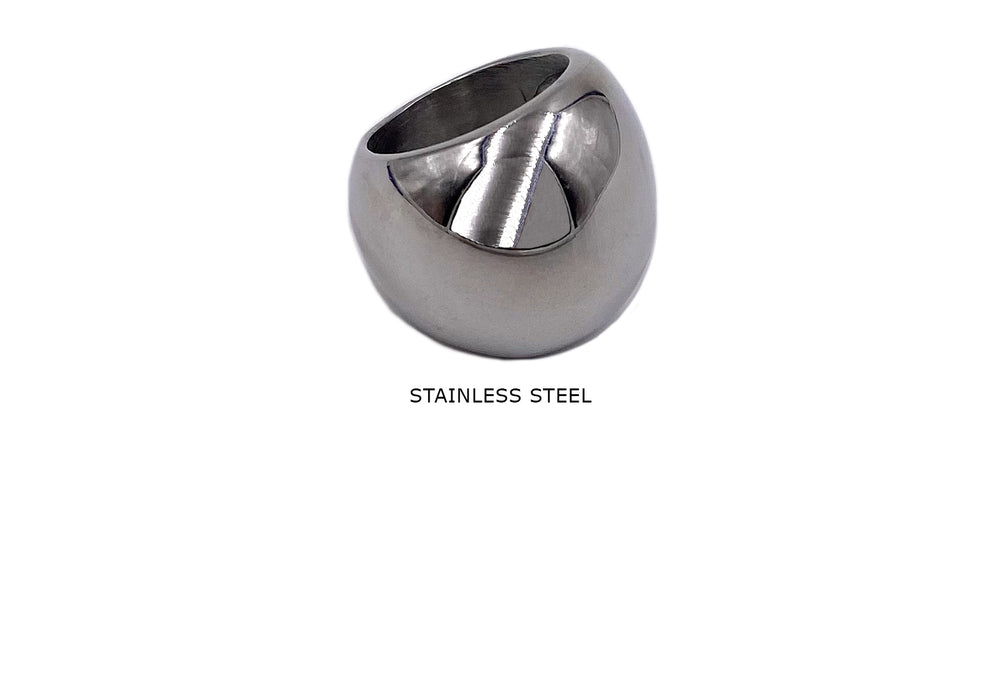 SSP1296 Stainless Steel Dome Ring