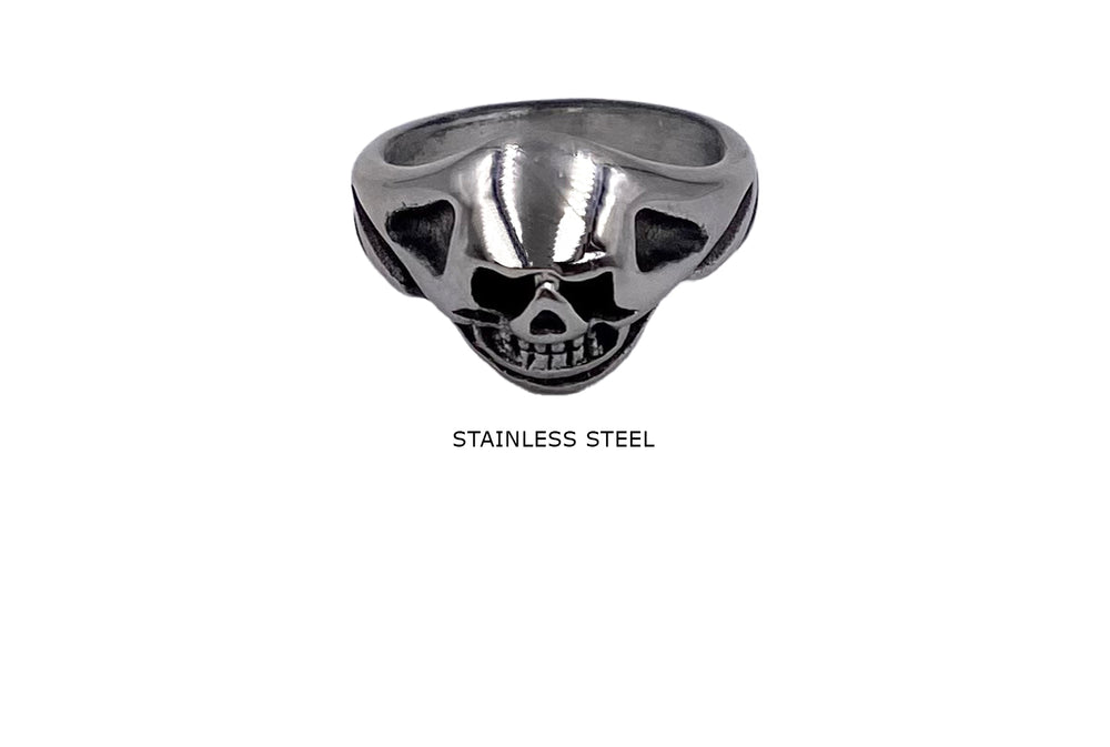 SSP1301 Stainless Steel Skull Ring