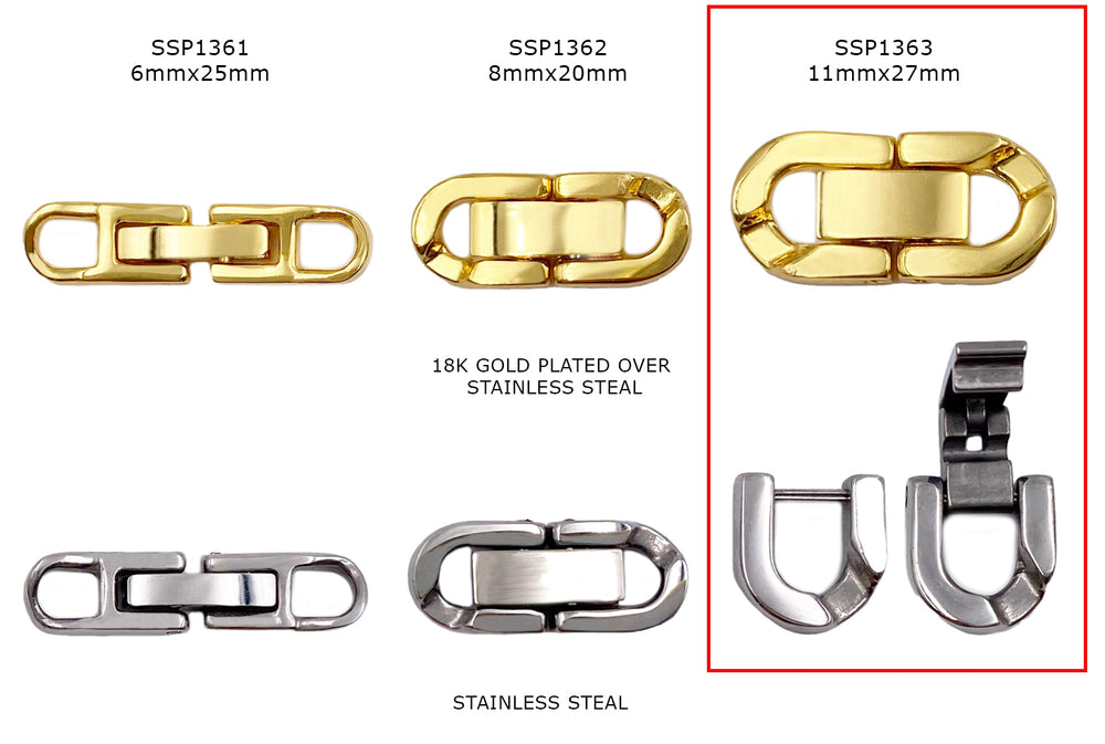 SSP1363  22.7MM Clasp - Watch Band Clasp CHOOSE COLOR BELOW