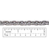 Stainless Steel Oval Link Chain With Ruler