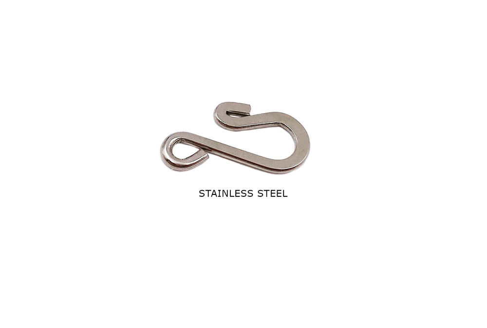 SSP1247 Stainless Steel S Shaped Clasp 8mm X 16mm