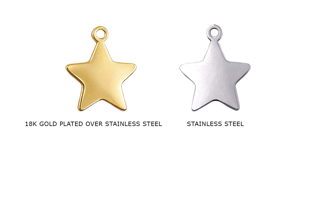 SSP1275 Stainless Steel Star Pendant Charm/Pendant